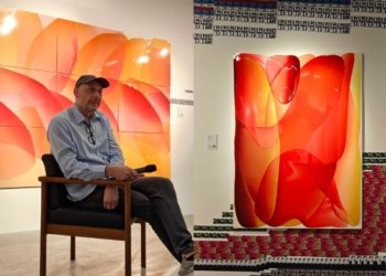 Peter Zimmerman plays with colors, stickers in 1st Philippine solo show