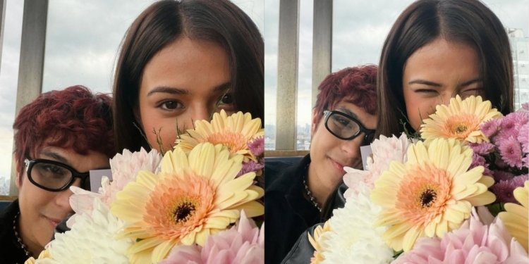 Plot twist: Maris Racal snaps pic with Cup of Joe singer Gian Bernardino