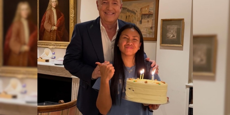 'Pride of the Philippines': Piers Morgan celebrates Filipina housekeeper's birthday
