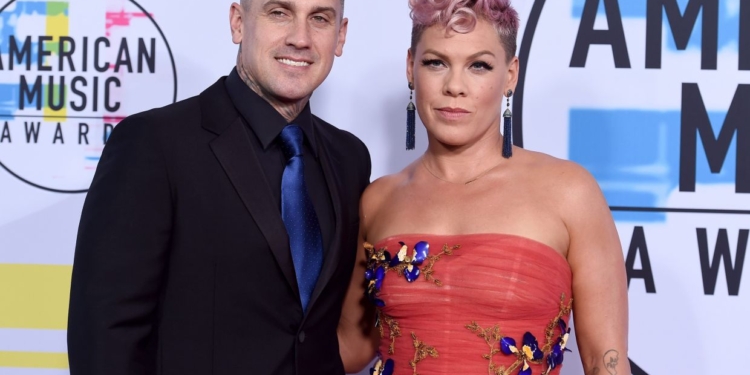 Singer Pink denies reports that she is separated from husband Carey Hart