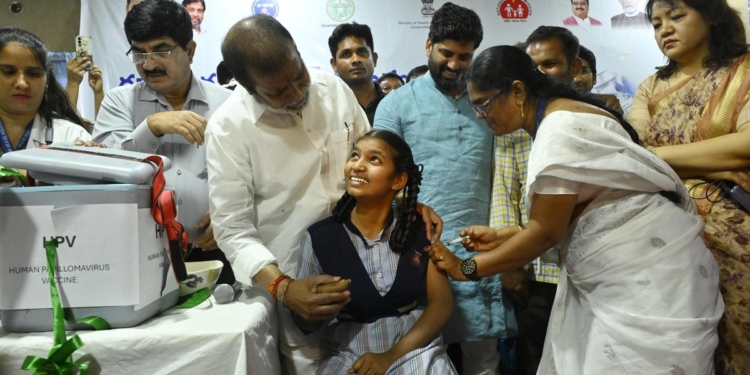 Telangana launches HPV vaccination programme at King Koti hospital in Hyderabad