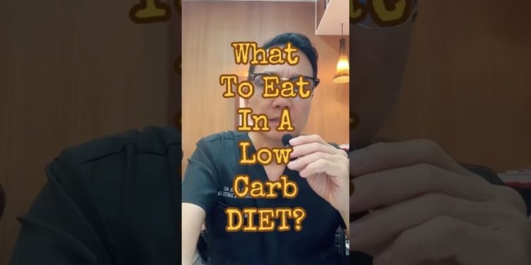 What Can You Eat in a Low Carb Diet #lowcarb #highprotein #diet #docgerrytan #endocrinologist