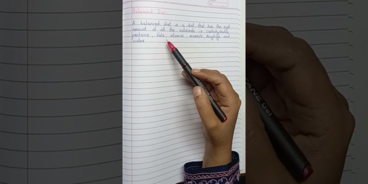 Define Balanced diet.