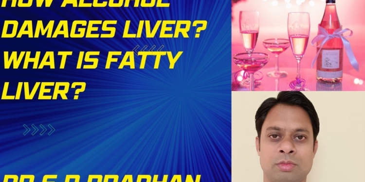 How Alcohol damages Liver?|Alcoholic fatty liver disease|#fattyliver