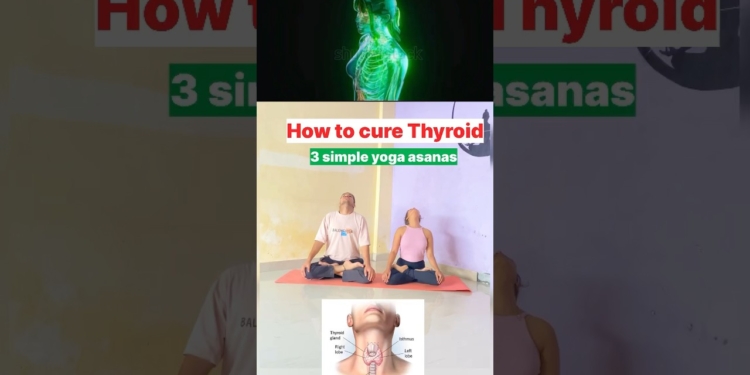 Try this exercise for Thyroid 😱 #youtubeshorts #viralshorts #thyroid #shorts #trending #fitness