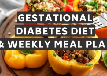 Gestational Diabetes Diet and Weekly Meal Plan (An alternative diet for better blood sugars)