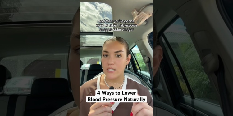 4 Habits That Lower High Blood Pressure Naturally