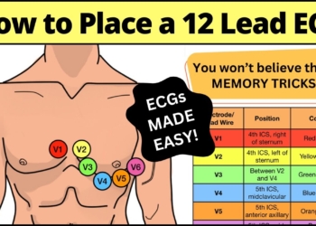 12 Lead ECG Placement MADE EASY [EMT, Nursing, Paramedic] #ecg #nursing