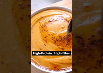 Creamy Red Lentil Soup (High Protein, High Fiber)