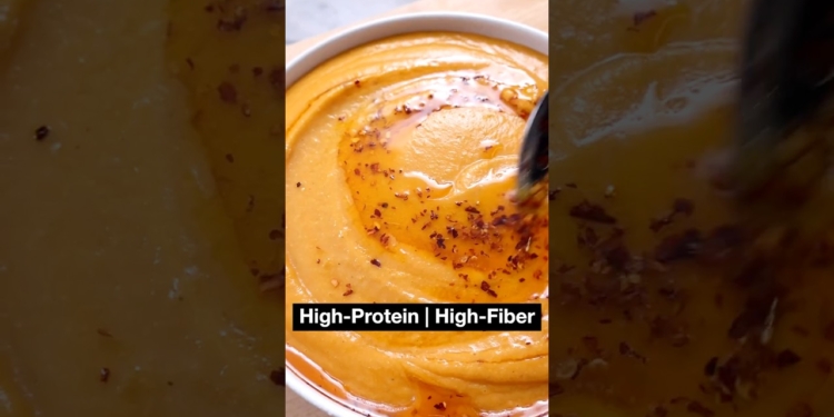 Creamy Red Lentil Soup (High Protein, High Fiber)