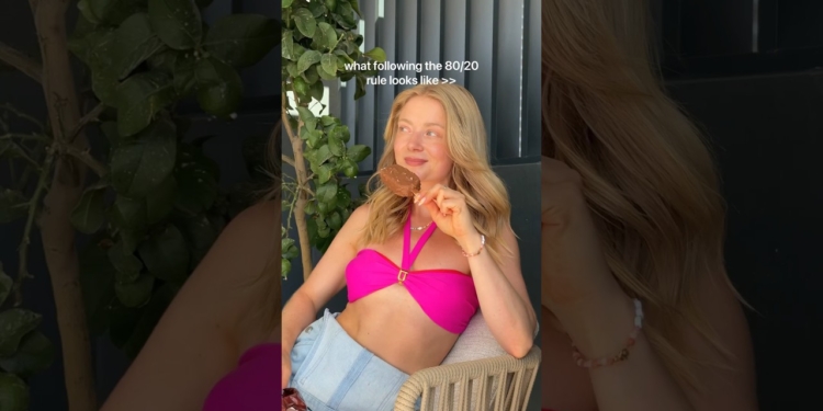 the healthy eating 80 20 rule is not about a diet or restrictions, it’s about balance