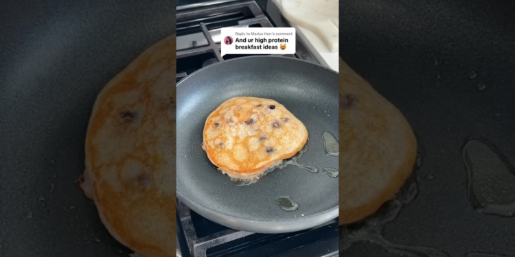 3 Ingredient High Protein Pancakes