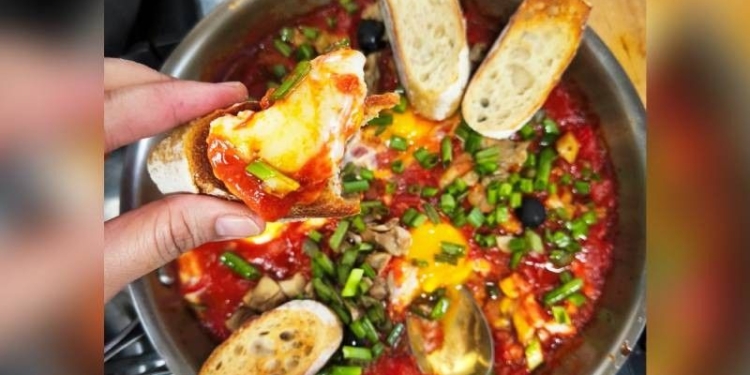 A Middle Eastern egg dish called Shakshuka