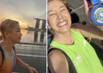 Actress Kym Ng loves running on weekends as it makes her feel free like a child