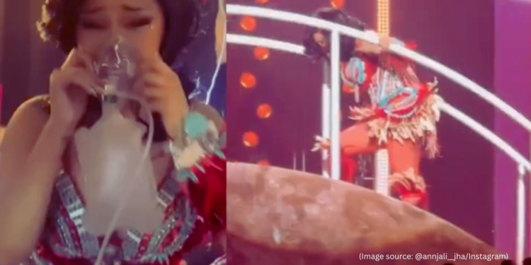 Cardi B, however, appeared unfazed by the moment