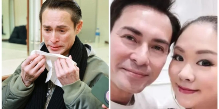 Gabriel Harrison breaks down discussing late wife, says he's struggling to cope