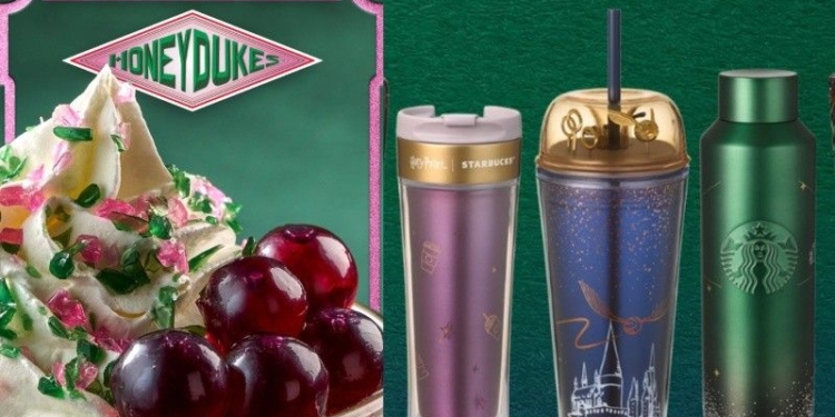 Starbucks introduces limited-edition Harry Potter collection, Honeydukes drinks