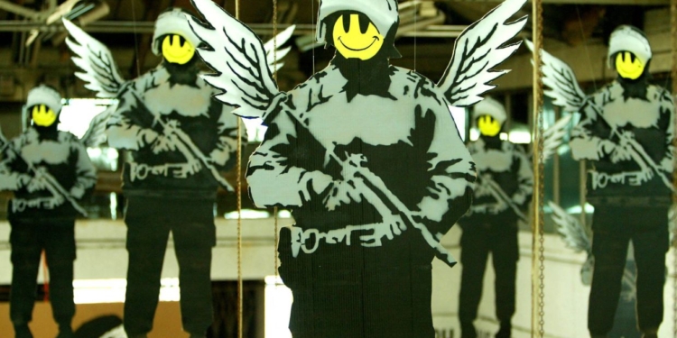 The media may have unmasked British street artist Banksy - again