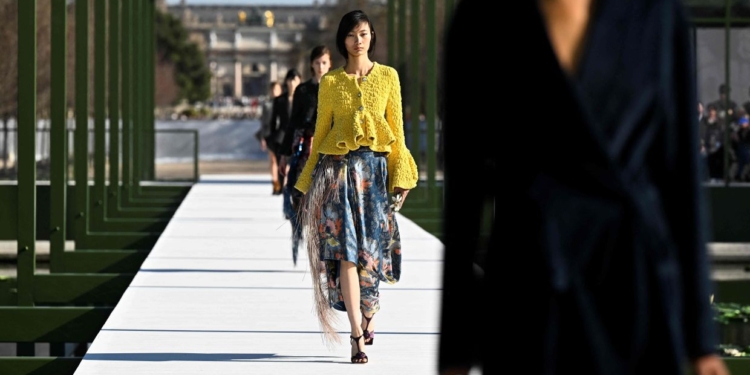 The runway shows go on at Paris Fashion Week, despite the Middle East war