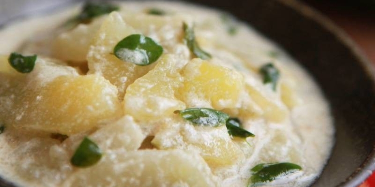 Tinolang Papaya sa Gata for Lent