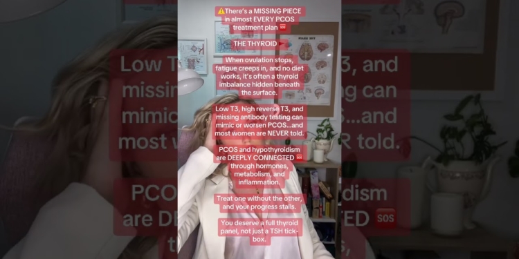 THE PCOS AND THYROID LINK EVERY WOMAN NEEDS TO KNOW #thyroidhealth #PCOS