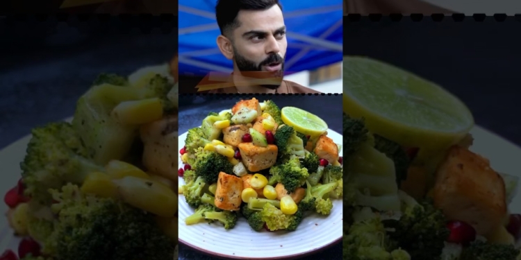 Virat Kohli’s healthy super food Salad 🥗🤤 #healthysalad #salad #viratkohli