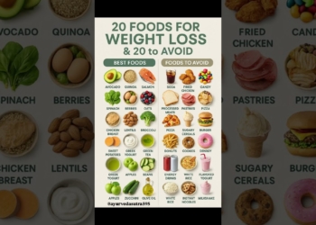 ✅ 20 Best Foods for Weight Loss 🥗 & 20 Foods You MUST Avoid 🚫 | Healthy Diet Tips #Shorts