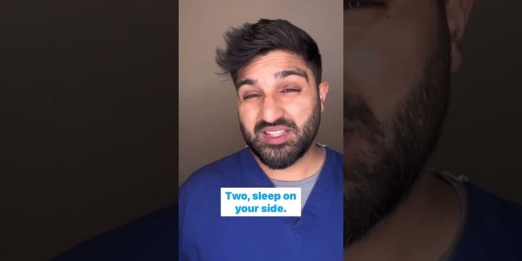 Tips to help you stop snoring | @DoctorSooj NHS #shorts