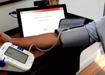 Telehealth tutorial: How to use your Omron blood pressure monitor