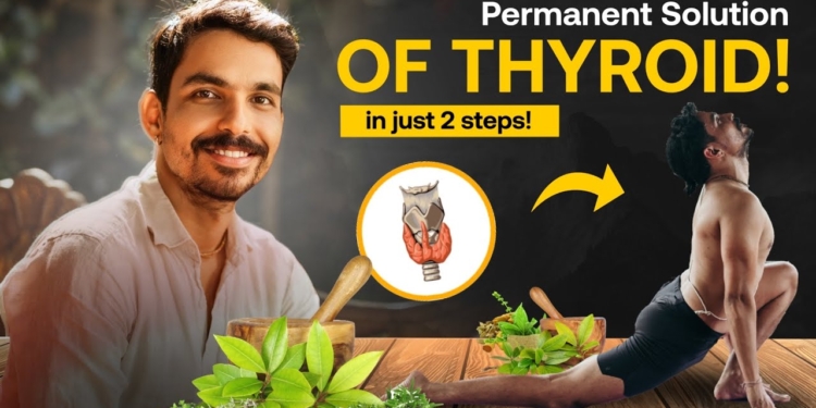 CURE THYROID PERMANENTLY IN 2 STEPS | Yoga For Thyroid | SAY NO TO THYROID | ​⁠@PrashantjYoga