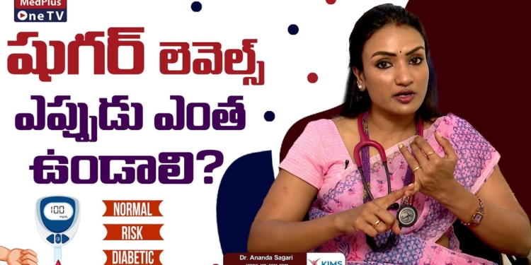 Blood Sugar Level Test Normal Range Before and After Fasting l Dr. Ananda Sagari@MedPlusONETV