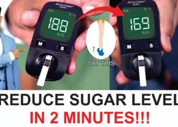 THIS EXERCISE CAN REDUCE SUGAR LEVEL IN 2 MINUTES!