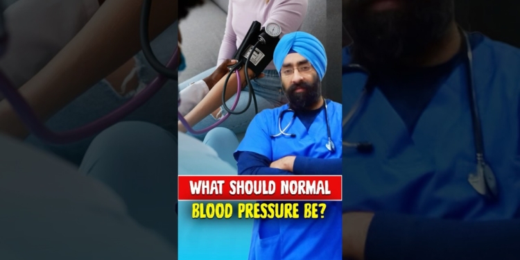 How Much Should Normal Blood Pressure Range? #shorts #hearthealth #education
