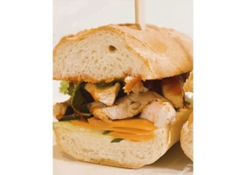 All-American Turkey in Vietnamese sandwich