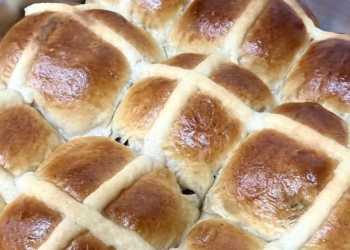 Chef Jill Sandique teaches how to make Hot Cross Buns