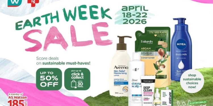 Earth Week Sale: Sustainable choices, greater value at Watsons from April 18 to 22