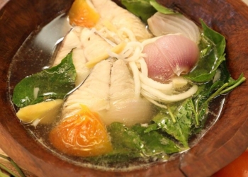 Erwan Heussaff uses rare Asin Tultol in Fish Binakol recipe