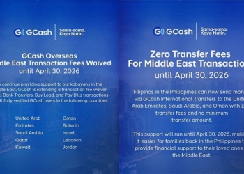 GCash makes everyday spending lighter with free services, MRT discount; extends zero fees for Middle East transactions