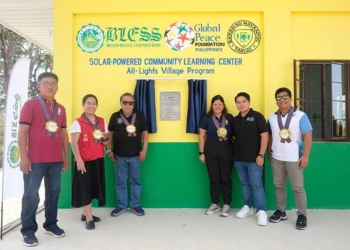 Global Peace Foundation solar-powered community learning center launched in Mayantoc, Tarlac