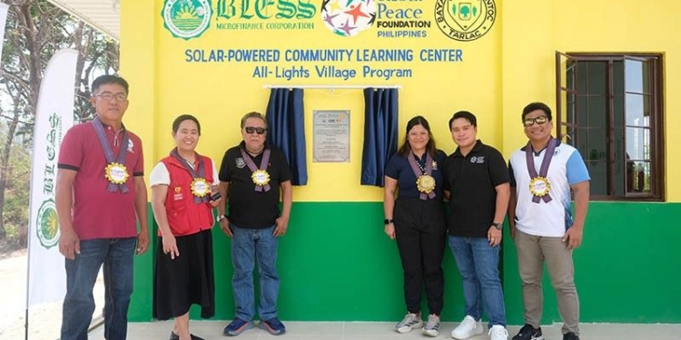 Global Peace Foundation solar-powered community learning center launched in Mayantoc, Tarlac