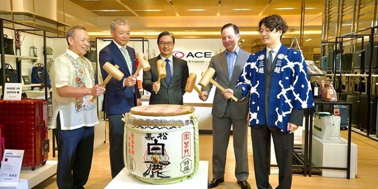 Japanese brand ACE Bags and Luggage opens first store in the Philippines at Mitsukoshi BGC