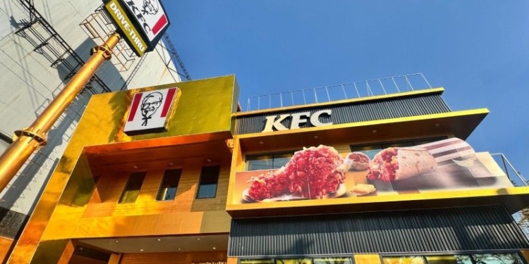 KFC turns one store gold for the return of Garlic Butter Fest