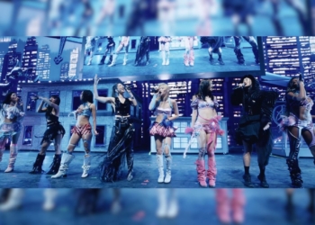 Katseye sing 'Golden' with 'KPop Demon Hunters' stars at Coachella