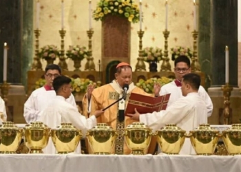 On Maundy Thursday, Advincula urges priests to take care of mental health