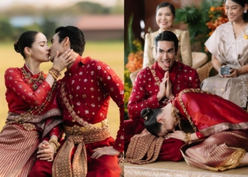 Yaya Sperbund, Nadech Kugimiya begin wedding ceremonies after 15 years together