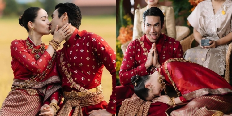Yaya Sperbund, Nadech Kugimiya begin wedding ceremonies after 15 years together