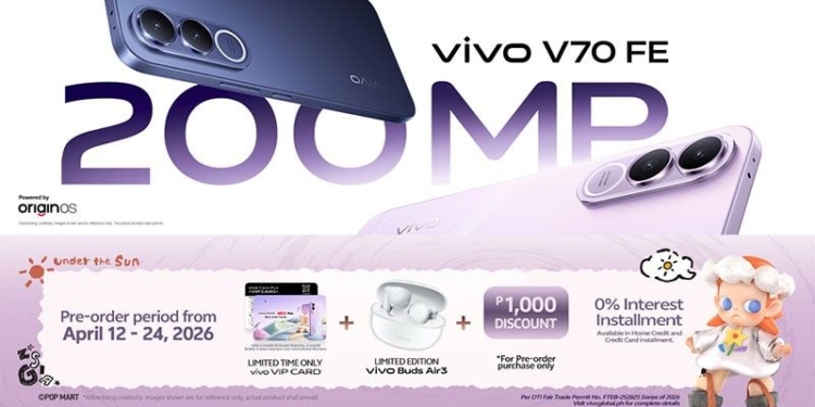 vivo V70 FE now on pre-order with exclusive freebies