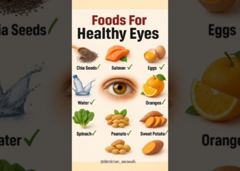 Foods for Healthy Eyes | Improve Vision Naturally👁️🥕 #healthyeating #healthylifestyle #nutritiontips