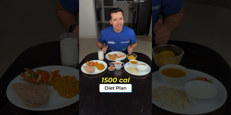 1500 calories Weight Loss Diet Plan (Indian Homemade Food)