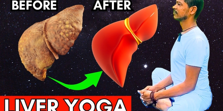 Yoga for Healthy Liver🔥| 5 Yoga Poses for Liver Health #liver #detox #liverhealth #yoga